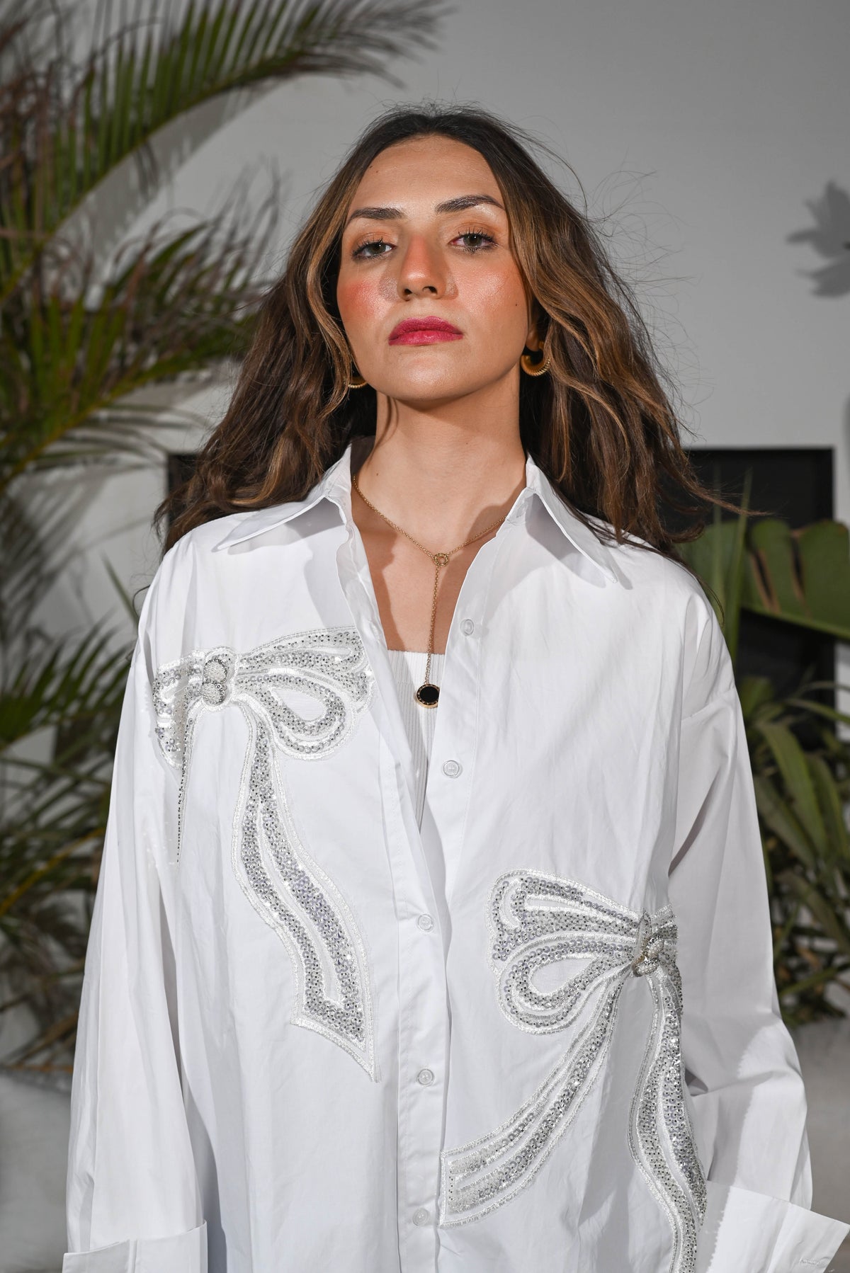 Oversized Bow Shirt